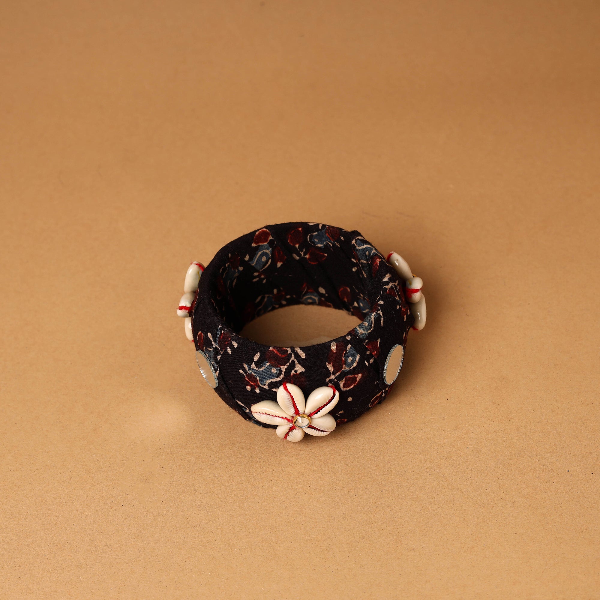 Buy Fabart Shell & Mirror Work Handmade Bangle