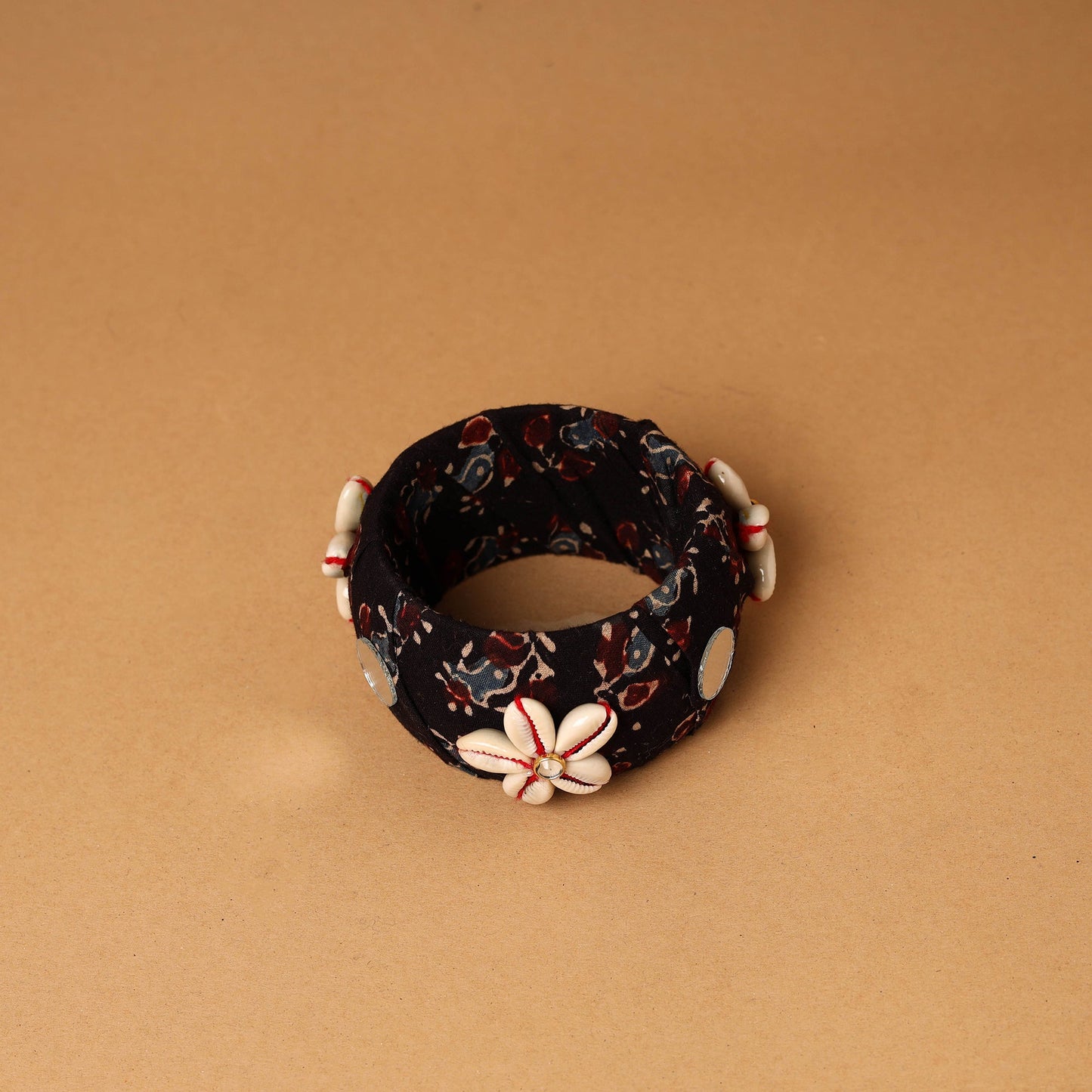 Buy Fabart Shell & Mirror Work Handmade Bangle