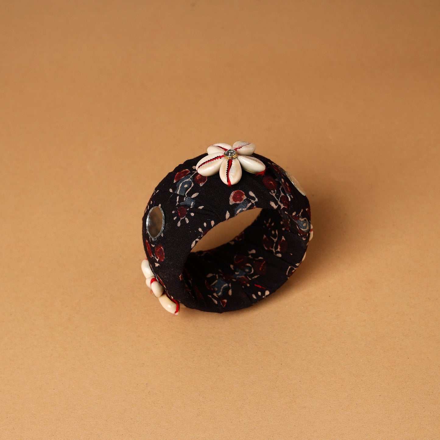 Buy Fabart Shell & Mirror Work Handmade Bangle