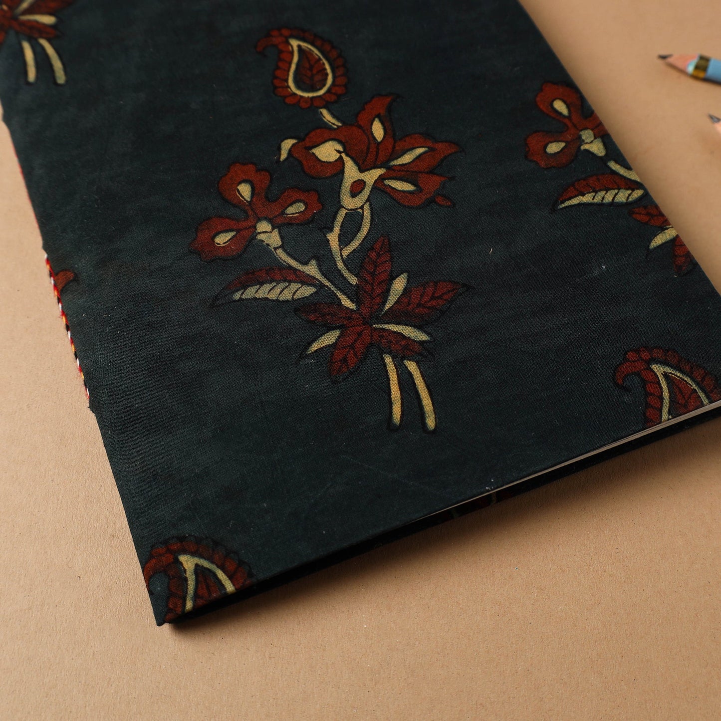 Ajrakh Fabric Cover Handmade Paper Notebook