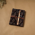 Fabric cover handmade paper notebook with thread lock 66