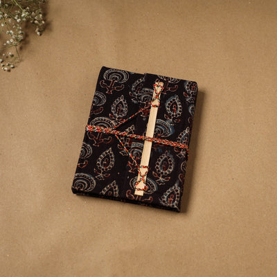 Fabric cover handmade paper notebook with thread lock 66