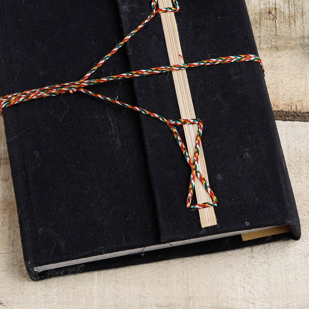 Buy Fabric Cover Handmade Paper Notebook with Thread Lock Online at iTokri.com