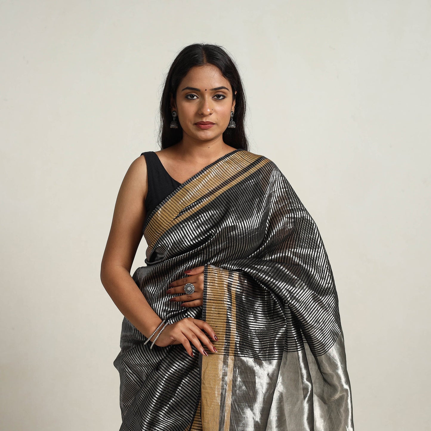  Bhagalpuri Handloom Tussar Silk Saree 