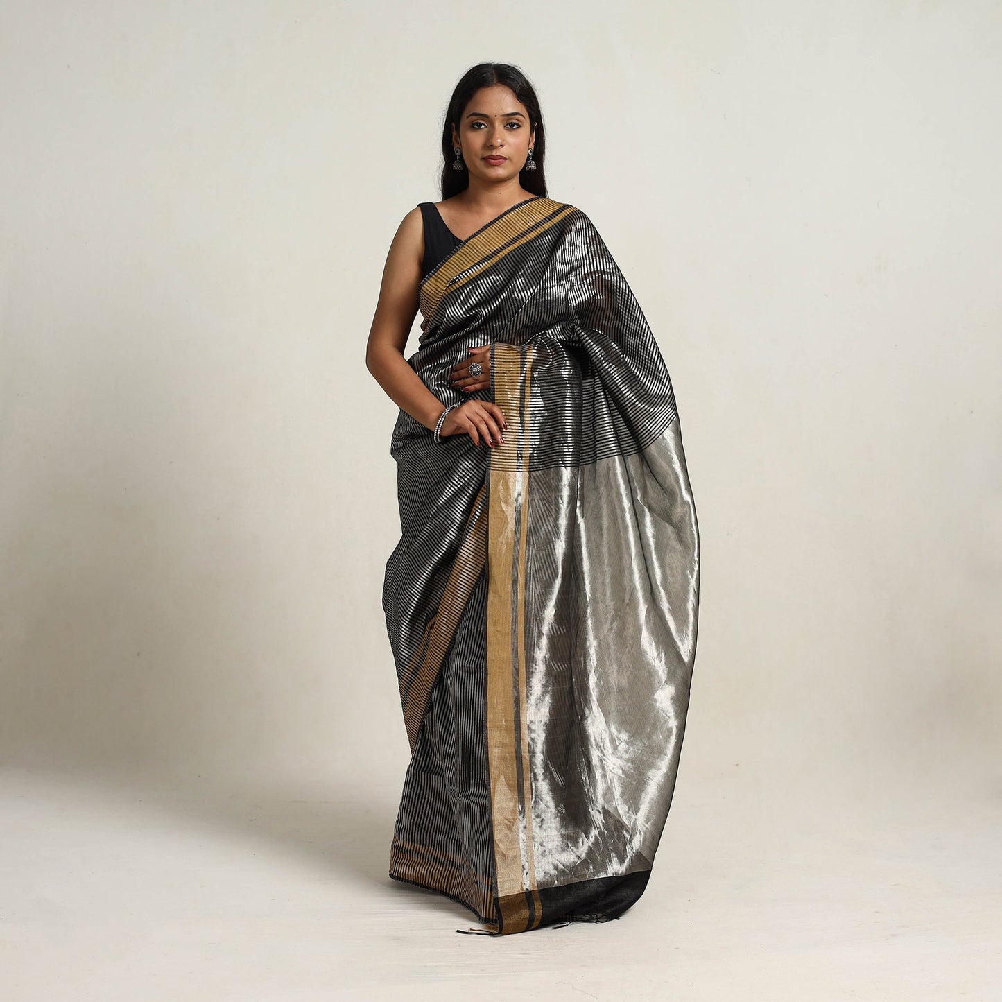  Bhagalpuri Handloom Tussar Silk Saree 
