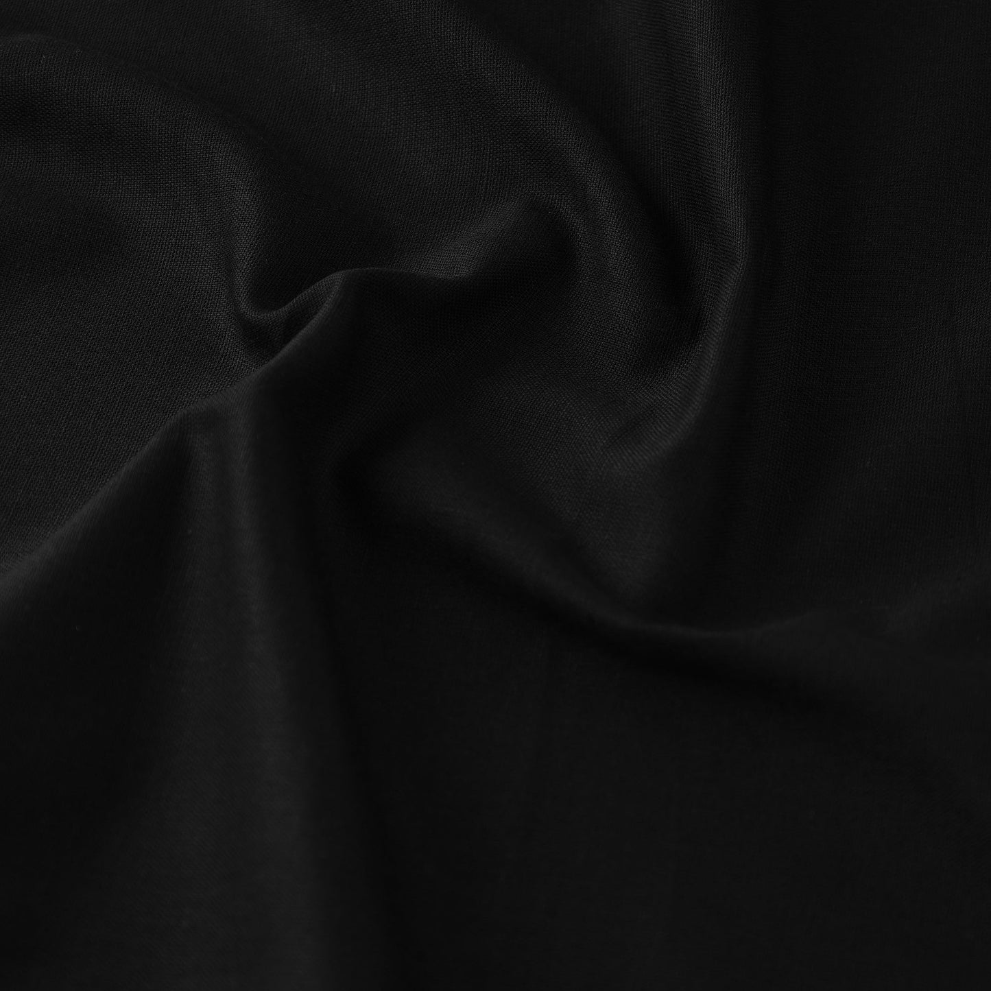 Black Flex Cotton Prewashed Plain Fabric 