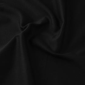 Black Flex Cotton Prewashed Plain Fabric 