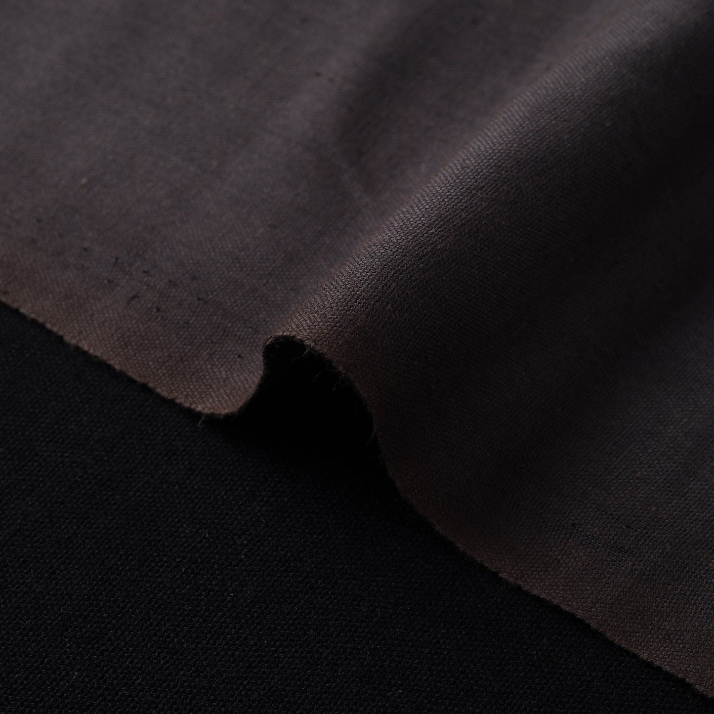 Black - flex cotton prewashed plain fabric 16 - handcrafted