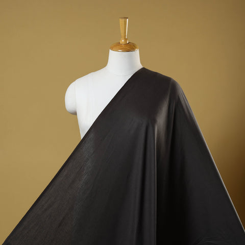 Black - flex cotton prewashed plain fabric 16 - handcrafted