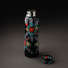  Floral Handpainted Enamelware Stainless Steel Water Bottle 