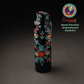  Floral Handpainted Enamelware Stainless Steel Water Bottle 