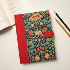 Buy Floral Printed Handmade Magnetic Closure Notebook Online at iTokri.com 