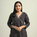 Buy Ajrakh Hand Block Printed Cotton Kurta Online at iTokri.com