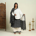Buy Frock Style Cotton Pochampally Ikat Kurta Set 