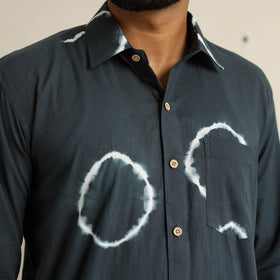 Buy Full Sleeve Tie & Dye Cotton Men Shibori Shirt