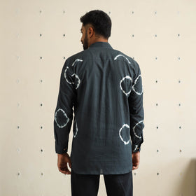 Buy Full Sleeve Tie & Dye Cotton Men Shibori Shirt