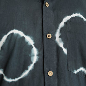 Buy Full Sleeve Tie & Dye Cotton Men Shibori Shirt