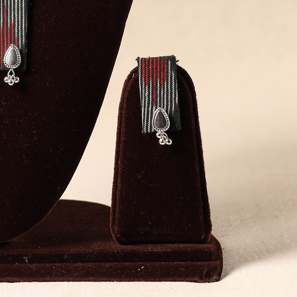 Black German Silver Fabart Necklace Set