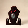 Black German Silver Fabart Necklace Set