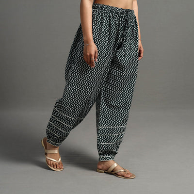 Buy Black Gota Work Cotton Jaipur Afghani Salwar