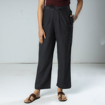 Buy Plain Dyed Cotton Relaxed Fit Pant Online at iTokri.com