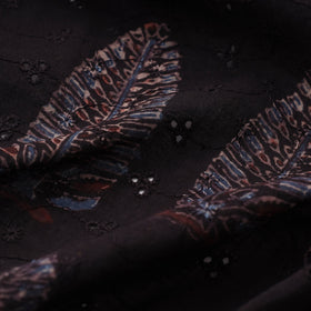 Hakoba natural dyed cotton fabric 17 - handcrafted