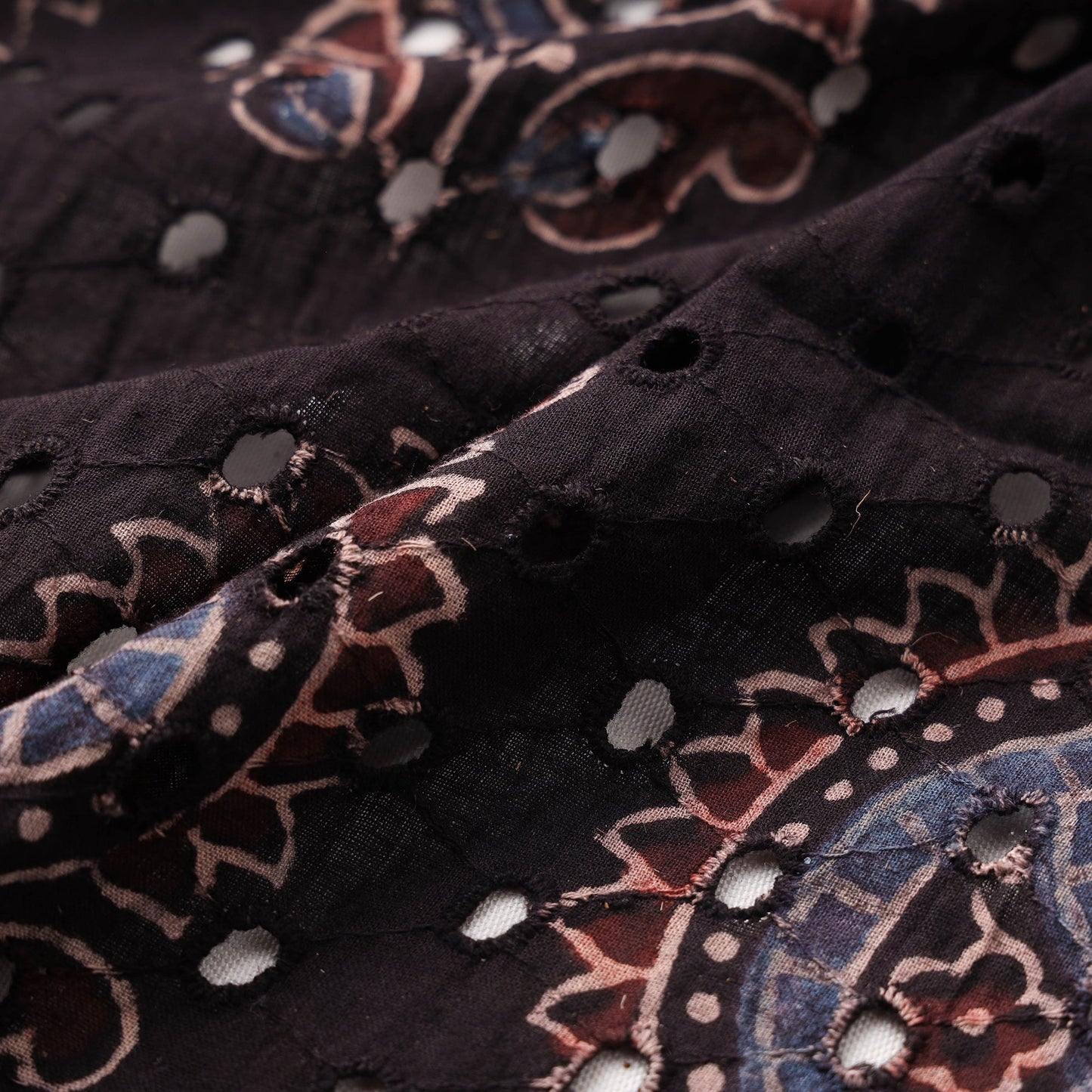 Hakoba natural dyed cotton fabric 24 - handcrafted