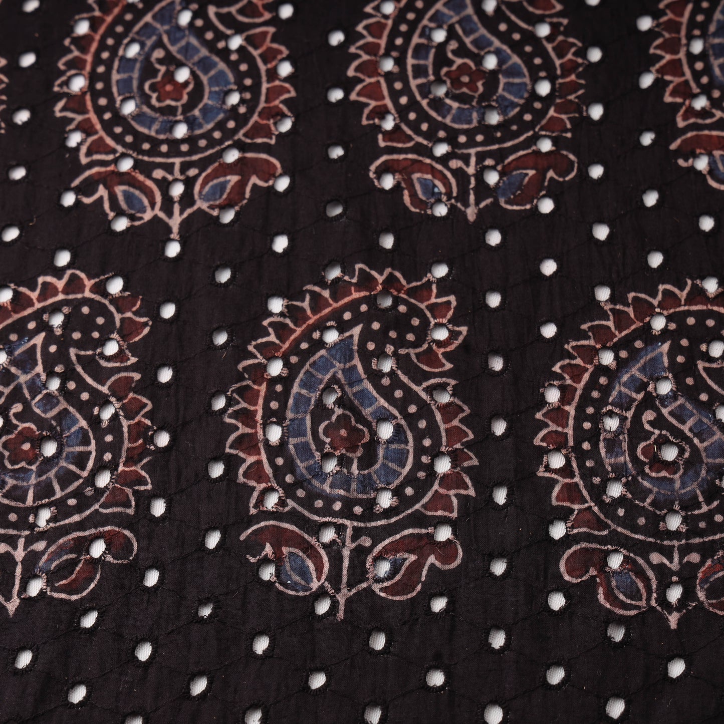 Hakoba natural dyed cotton fabric 24 - handcrafted