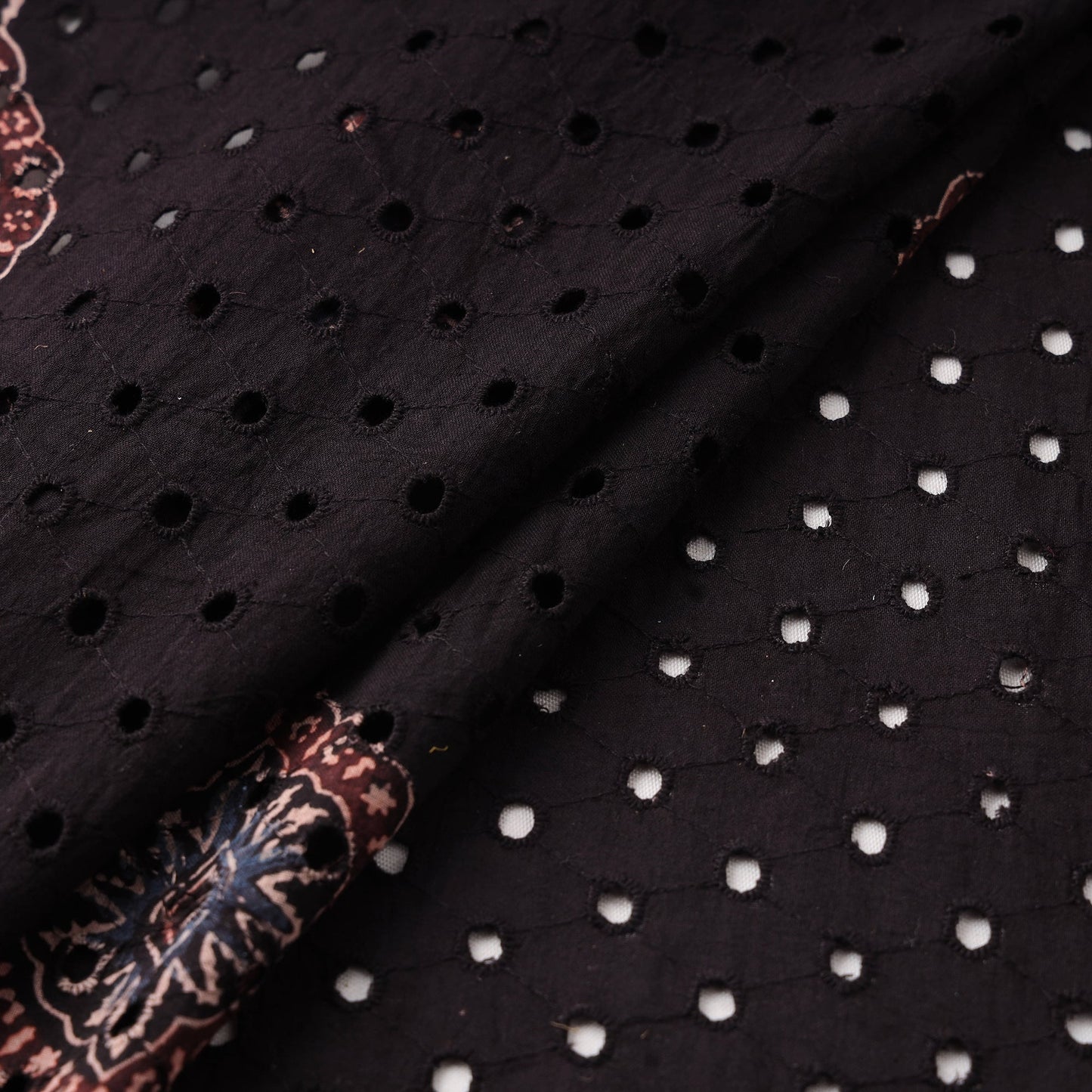 Hakoba natural dyed cotton fabric 37 - handcrafted