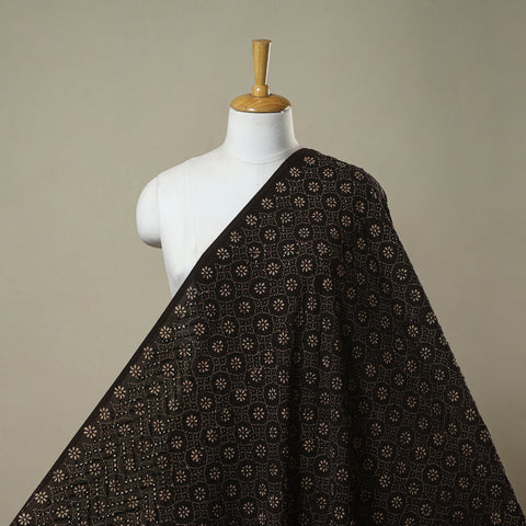 Hakoba natural dyed cotton hand fabric 01 - handcrafted