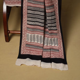 Black - hand bagh natural dyed cotton 3pc unstitched dress