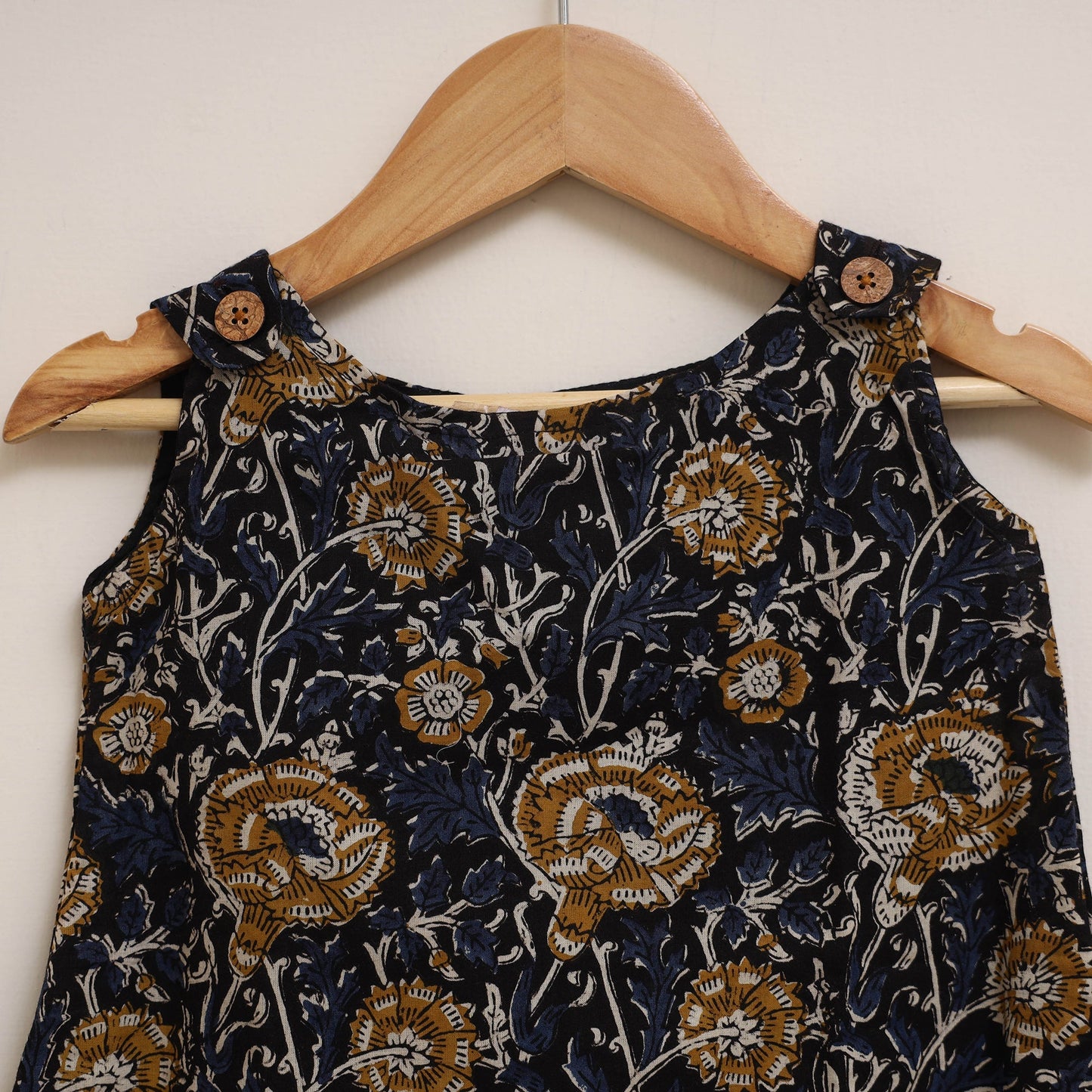 Hand bagru cotton baby girl dress (6-12 months) 03