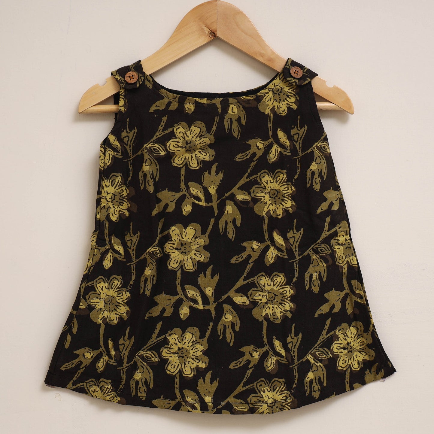 Hand bagru cotton baby girl dress (6-12 months) 08