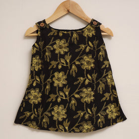 Hand bagru cotton baby girl dress (6-12 months) 08