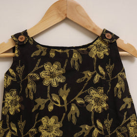 Hand bagru cotton baby girl dress (6-12 months) 08