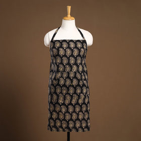 Hand Batik Print Cotton Apron with Pocket 11