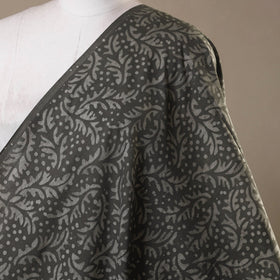 Black - hand batik cotton fabric 13 - handcrafted