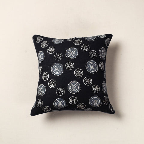  Black Hand Batik Printed Cotton Cushion Cover