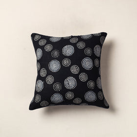  Black Hand Batik Printed Cotton Cushion Cover