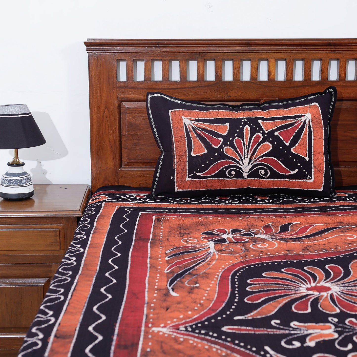 Batik Double Bed Cover Set