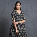 Buy Hand Batik Printed Cotton Flared Gher Dress Online l iTokri.com