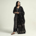 Batik Kurta with Palazzo & Dupatta Set