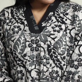 Batik Kurta with Palazzo & Dupatta Set
