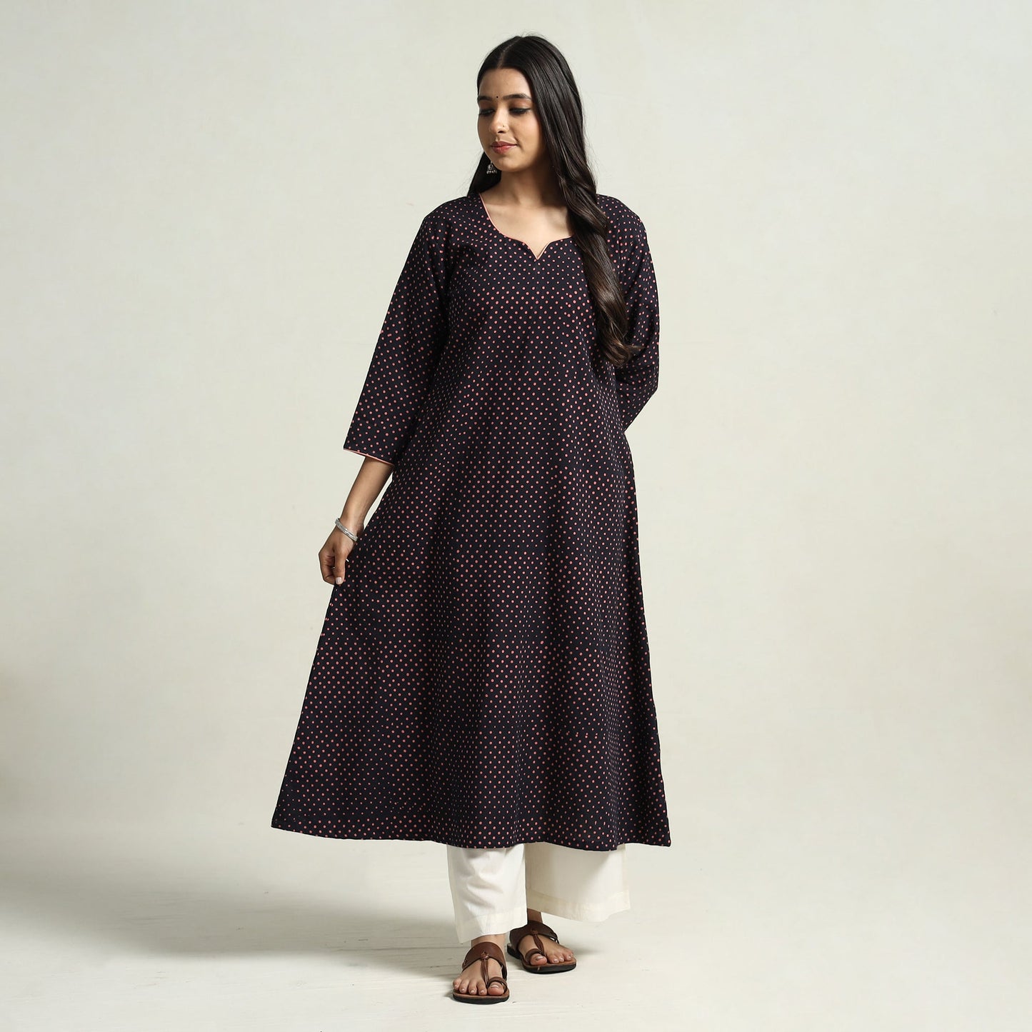 batik printed kurta