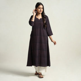 batik printed kurta