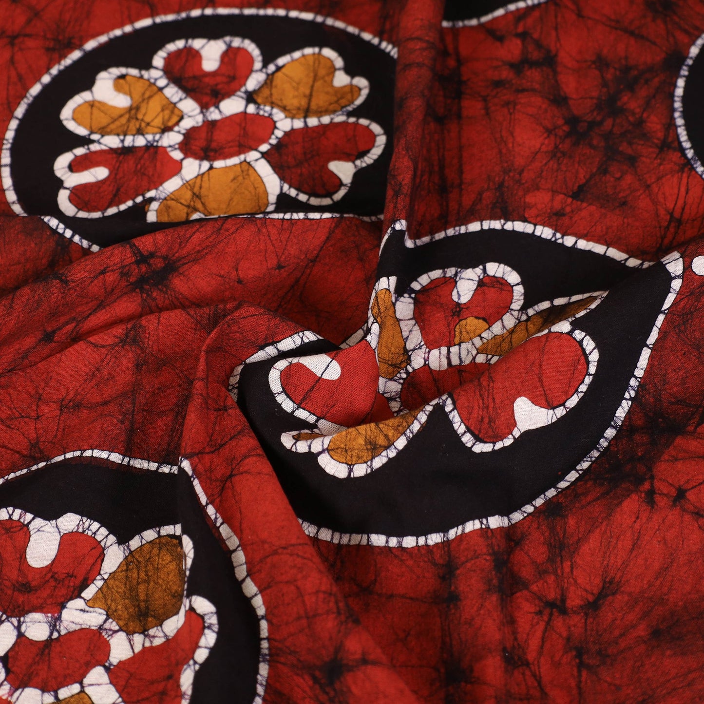  Hand Batik Printed Cotton Single Bed Cover (96 x 59 in) 28 