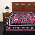  Hand Batik Printed Cotton Single Bed Cover (96 x 59 in) 46 