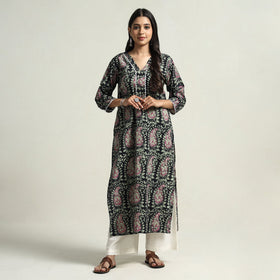Hand Batik Printed Kurta
