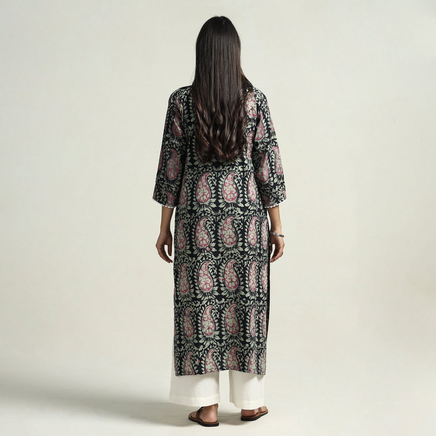 Hand Batik Printed Kurta
