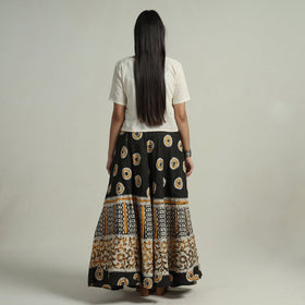 Buy Hand Batik Printed Running Stitch Cotton Long Skirt 84 Online l iTokri.com